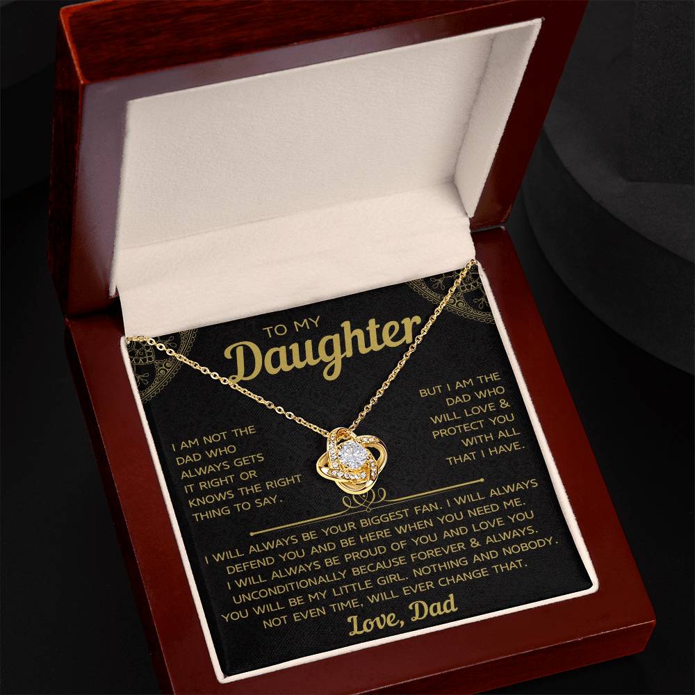 Necklace for My Daughter, Christmas Gift From Dad to Daughter, Pendant From Mom