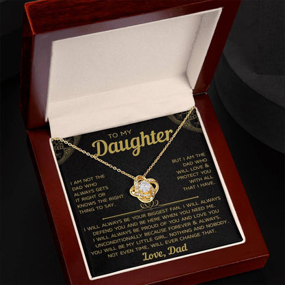 Necklace for My Daughter, Christmas Gift From Dad to Daughter, Pendant From Mom