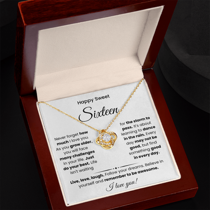 Sweet 16 Necklace, A Special Day for a Special Girl