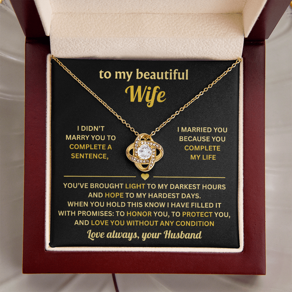 To My Wife - Never Forgot How Much I Love You, Romantic Gifts for Her