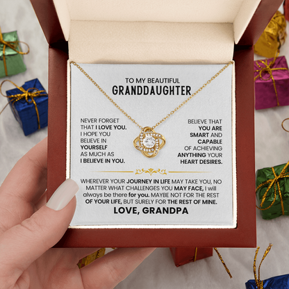 To My Granddaughter - Never Forget How Much I Love You