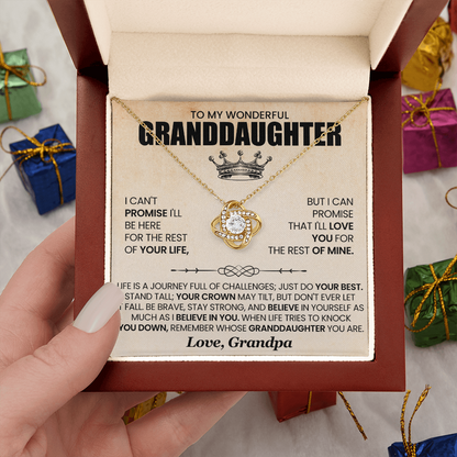 To My Beautiful Granddaughter - Never Doubt the Strength of My Love