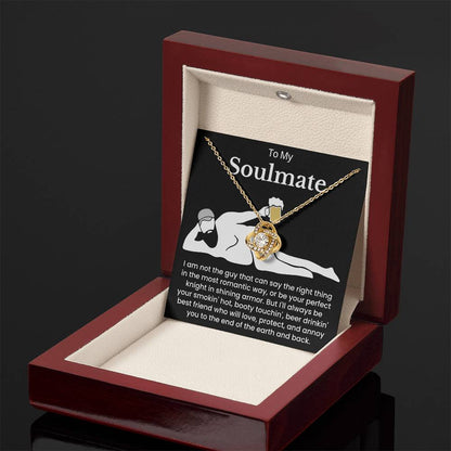 To My Beautiful Soulmate Necklace for Wife From Husband Jewelry for Girlfriend