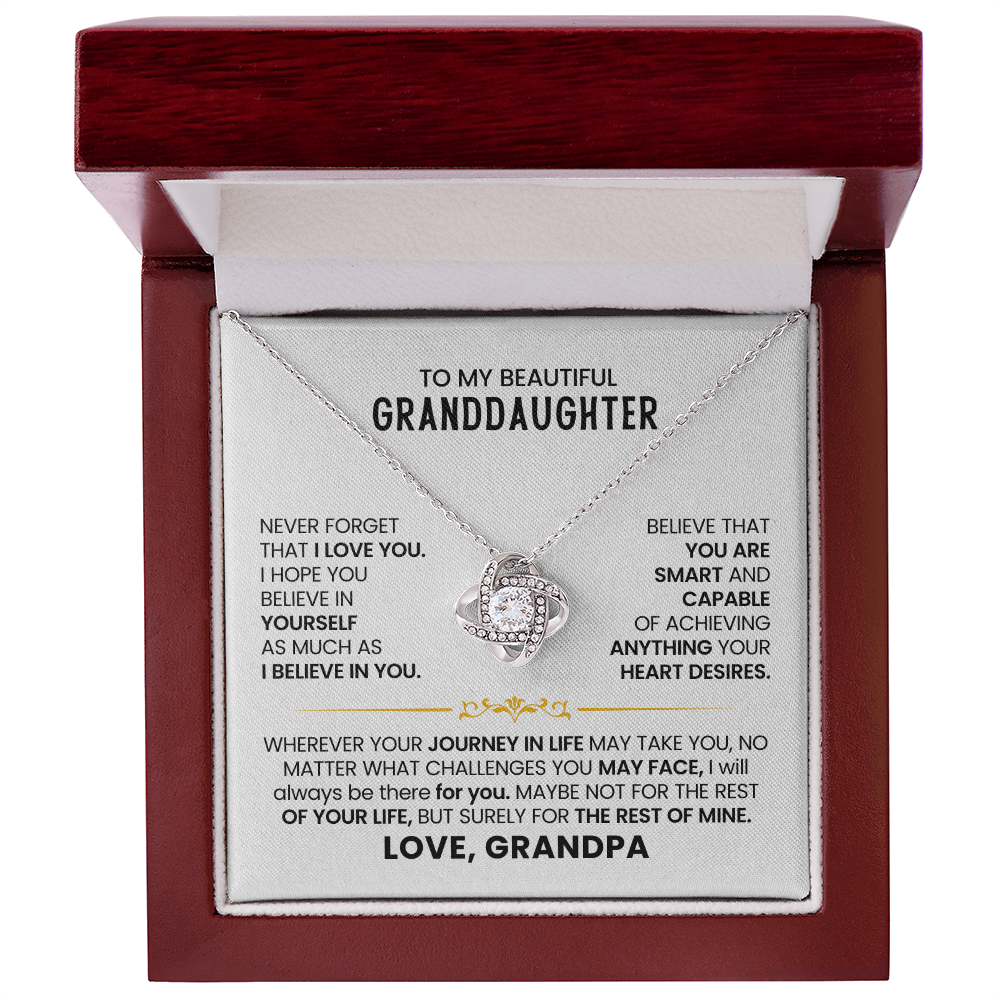 To My Granddaughter - Never Forget How Much I Love You