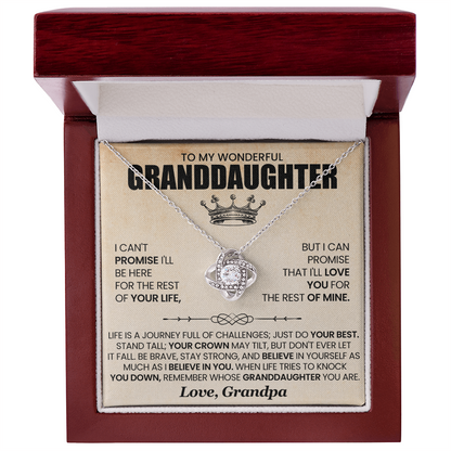 To My Beautiful Granddaughter - Never Doubt the Strength of My Love