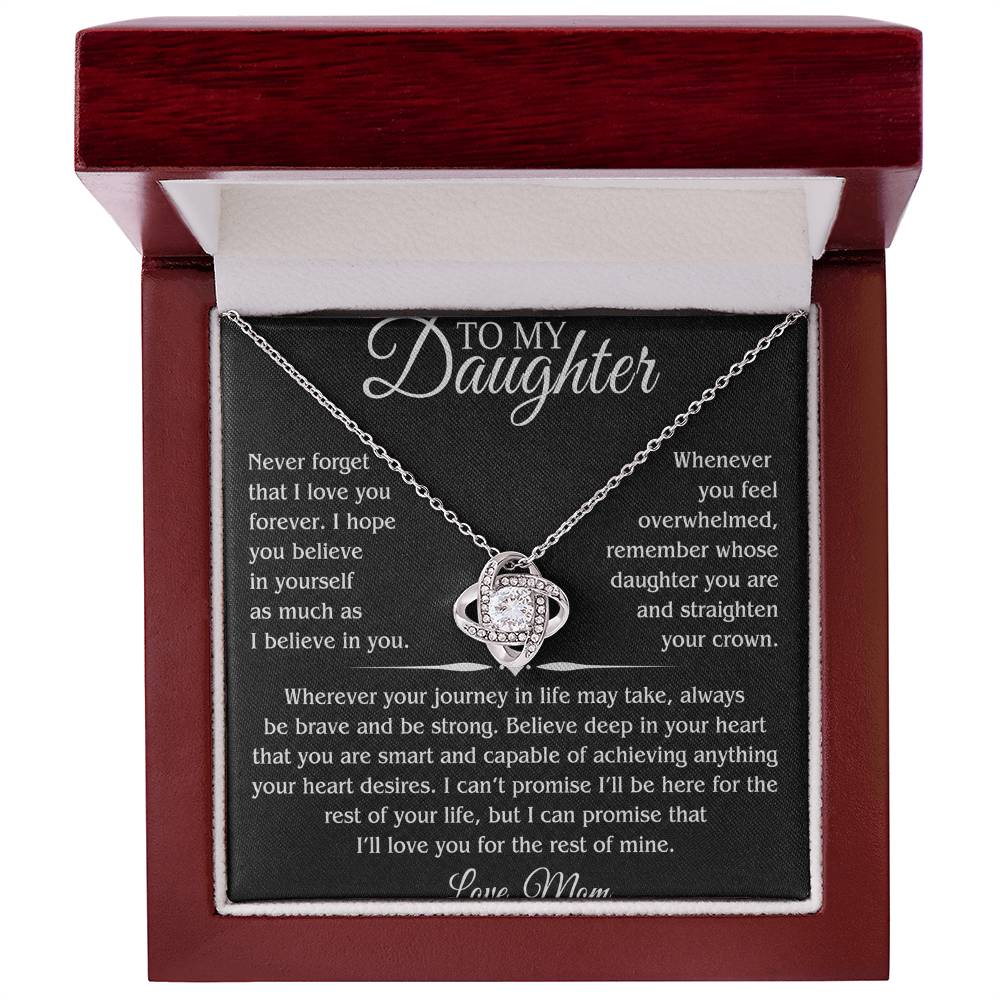 To My Daughter Necklace – Heartfelt Gift from Mom to Daughter