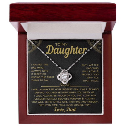 Necklace for My Daughter, Christmas Gift From Dad to Daughter, Pendant From Mom