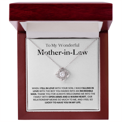 Sentimental Necklace for Future Mother-in-Law From Future Son-in-Law