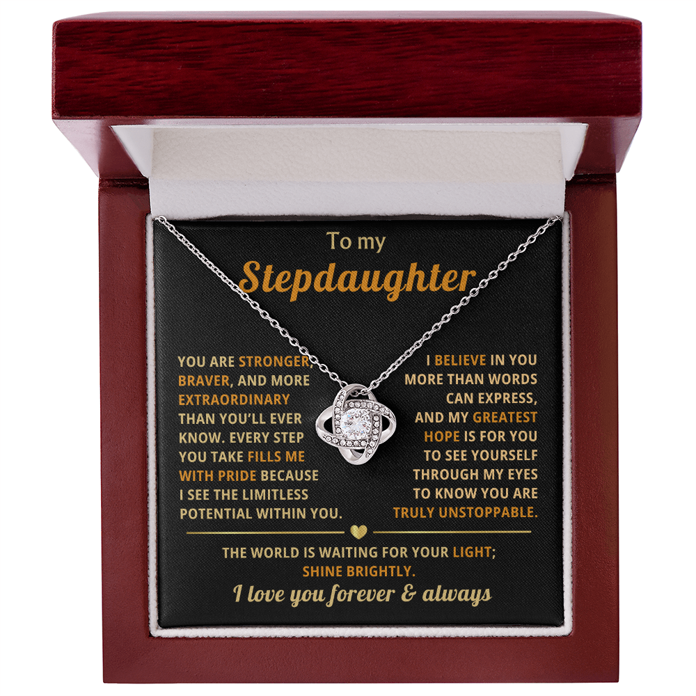Gift From Dad to Bonus Daughter – Stepdaughter Jewelry