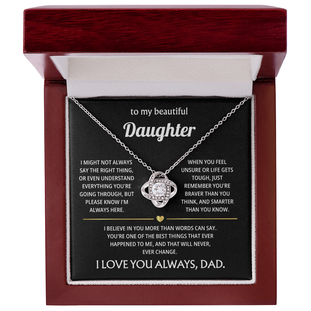 To My Amazing Daughter – You Are the Greatest Blessing in My Life – Jewelry Gift