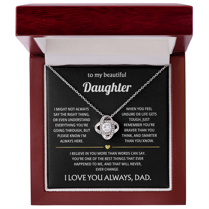 To My Amazing Daughter – You Are the Greatest Blessing in My Life – Jewelry Gift