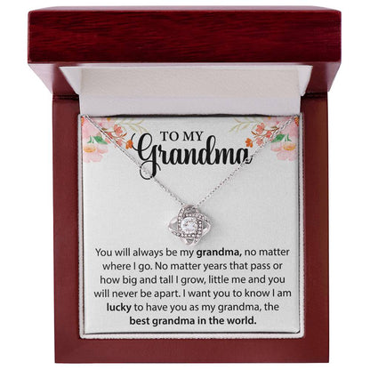 To My Grandma - You Will Always Be Grandma, No Matter Where I Go