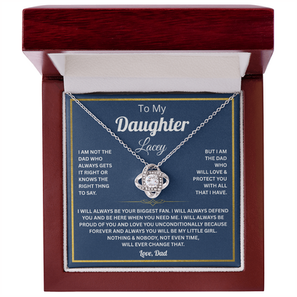 To My Beautiful Daughter - I Will Always Be Your Biggest Fan - Necklace