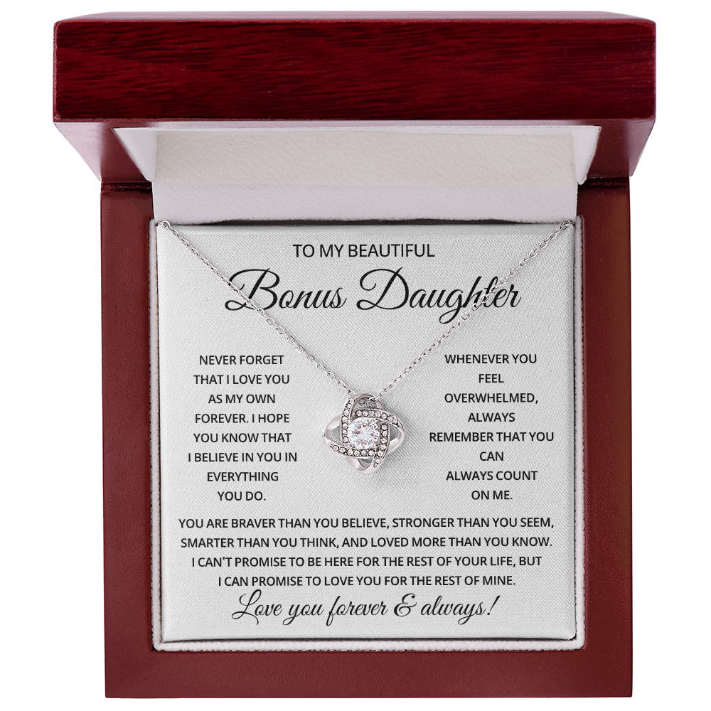 To My Bonus Daughter - The Most Beautiful Chapters Of My Life - 14K Jewelry