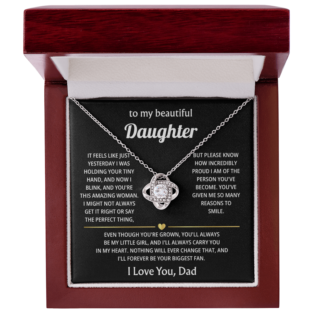 Daughter Jewelry Gift from Dad – Heartfelt Gift for Birthday, Christmas & Graduation