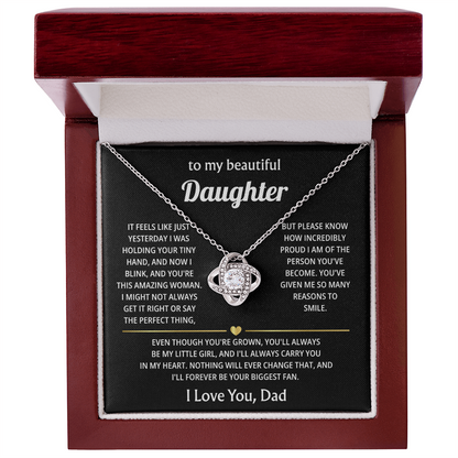 Daughter Jewelry Gift from Dad – Heartfelt Gift for Birthday, Christmas & Graduation