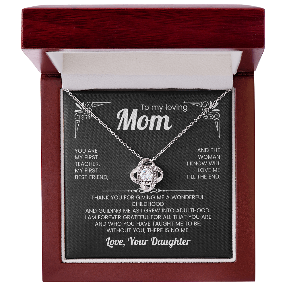 Best Mother's Day Gift 2026 - To My Mom Jewelry with Sentimental Message Card
