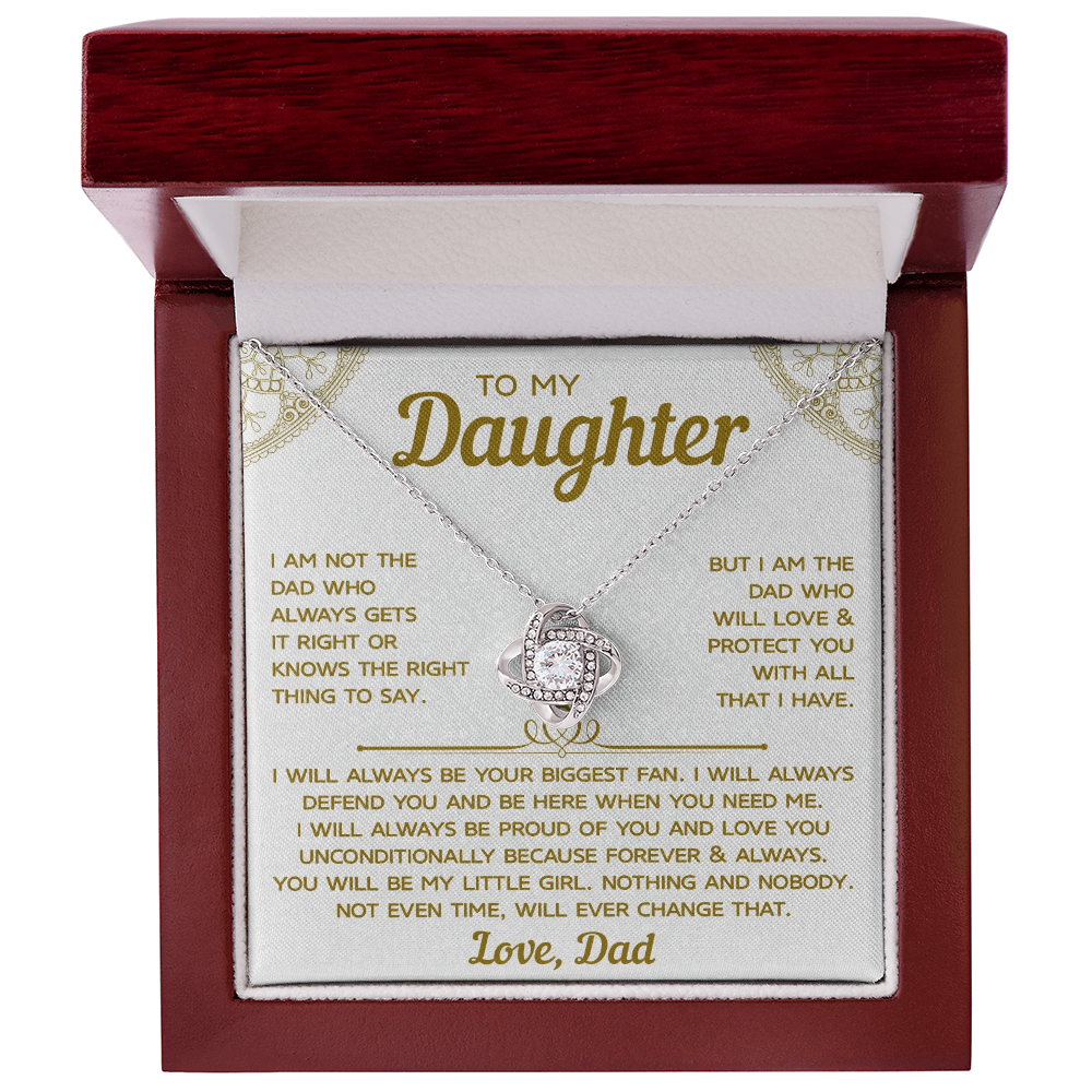 To My Daughter Necklace From Dad, Meaningful Necklaces for Women