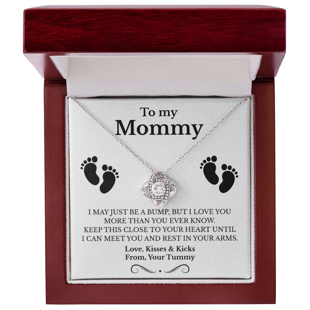 Mommy To Be Necklace, Pregnancy Gift, Mother to Be Present From Unborn Baby, Expecting Wife Jewelry, Baby Shower Gifts