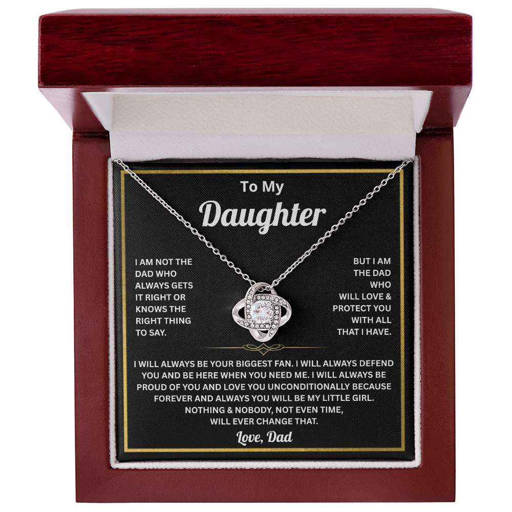 To My Beautiful Daughter Necklace From Dad, Daughter Necklaces for Women