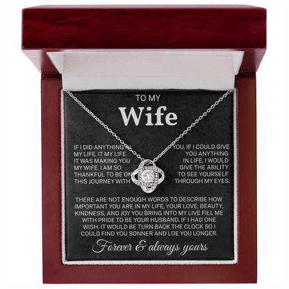 To My Wife Necklace | Meaningful Gift for Wife | Anniversary Gift