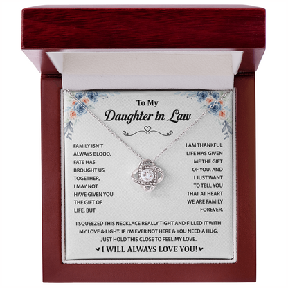 Meaningful Daughter-in-Law Necklace from Mom & Dad – Heartfelt Gift for Birthday, Christmas, or Wedding Day