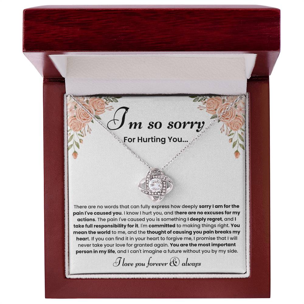 Forgiveness Necklace for Her – Heartfelt Apology Jewelry Gift