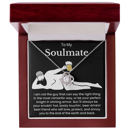 To My Beautiful Soulmate Necklace for Wife From Husband Jewelry for Girlfriend