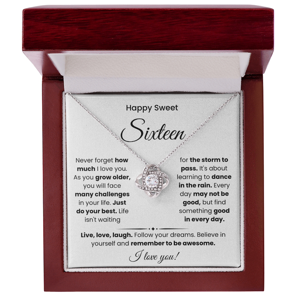 Sweet 16 Necklace, A Special Day for a Special Girl