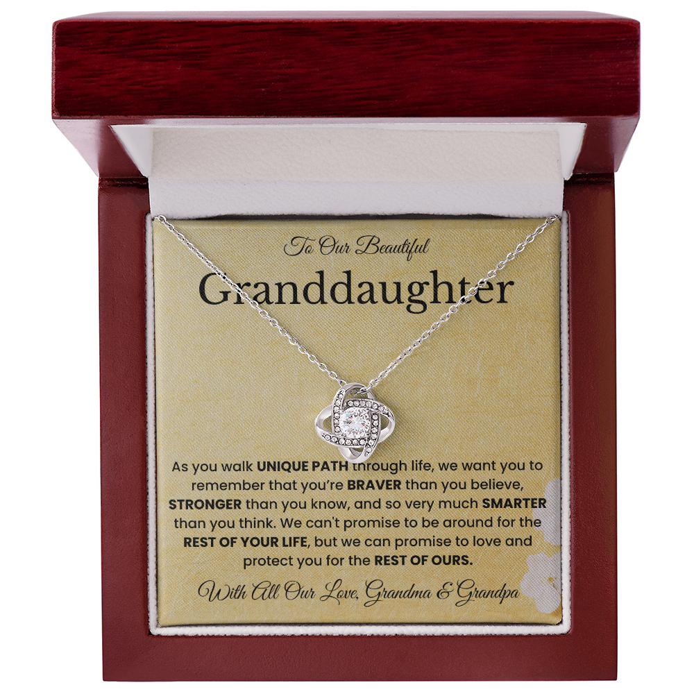 To My Granddaughter Necklace – Sentimental Gift Jewelry for Her