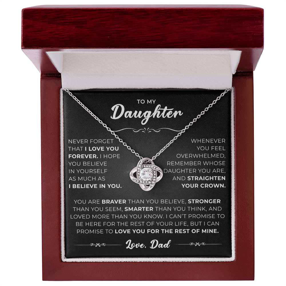 To My Amazing Daughter - the Most Beautiful Chapters of My Life - Necklace