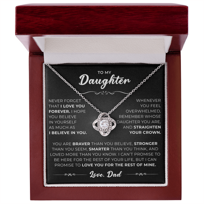 To My Amazing Daughter - the Most Beautiful Chapters of My Life - Necklace