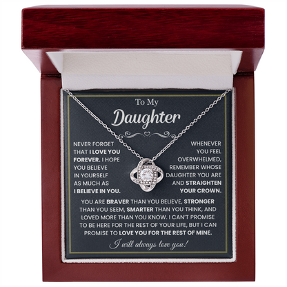 To My Daughter Necklace from Mom or Dad | Best Daughter Gift 2026
