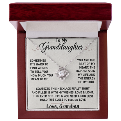 To My Granddaughter My Love for You Will Last Through Every Moment Heartfelt Keepsake Gift