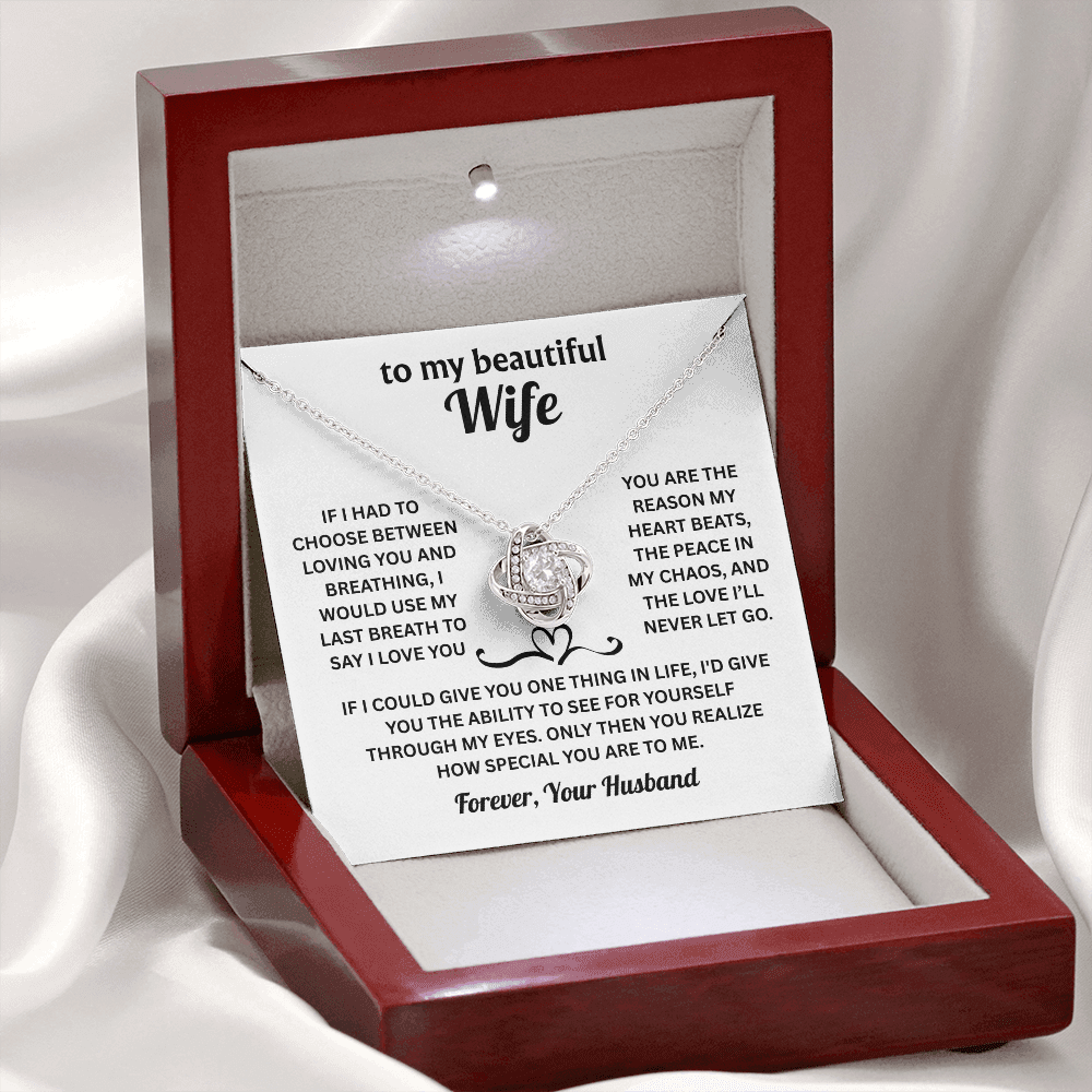 Christmas Gifts For Wife - To My Wife Necklace From Husband