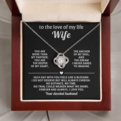 To My Beautiful Wife - You Are More Than My Partner, You Are My Heart Keeper