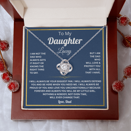 To My Beautiful Daughter - I Will Always Be Your Biggest Fan - Necklace