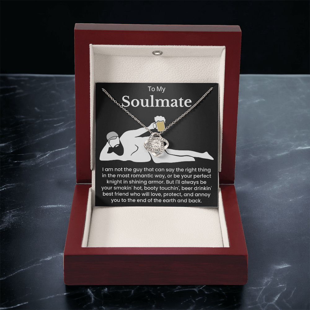 To My Beautiful Soulmate Necklace for Wife From Husband Jewelry for Girlfriend