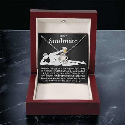 To My Beautiful Soulmate Necklace for Wife From Husband Jewelry for Girlfriend