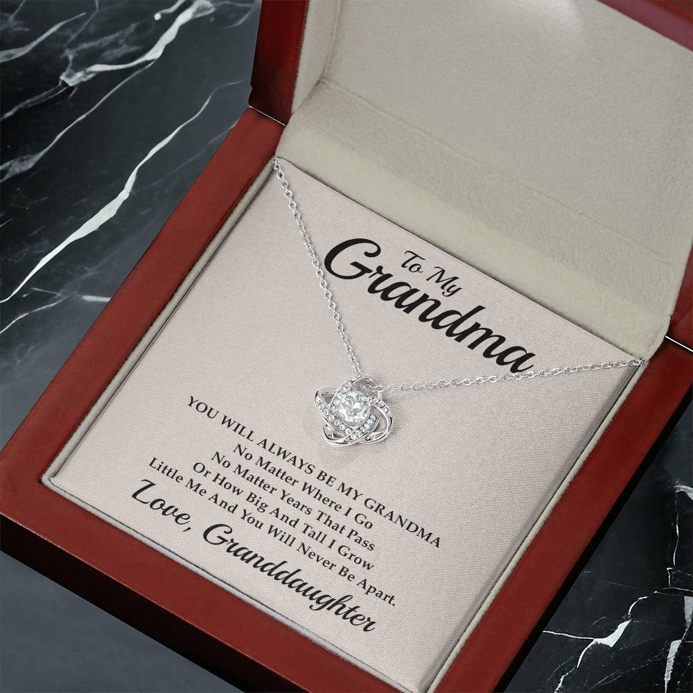 Grandma Necklace from Granddaughter – Gift for Grandma