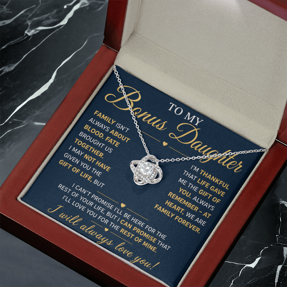 Bonus Daughter Gift from Stepmom or Stepdad – Heartfelt Message & Meaningful Keepsake