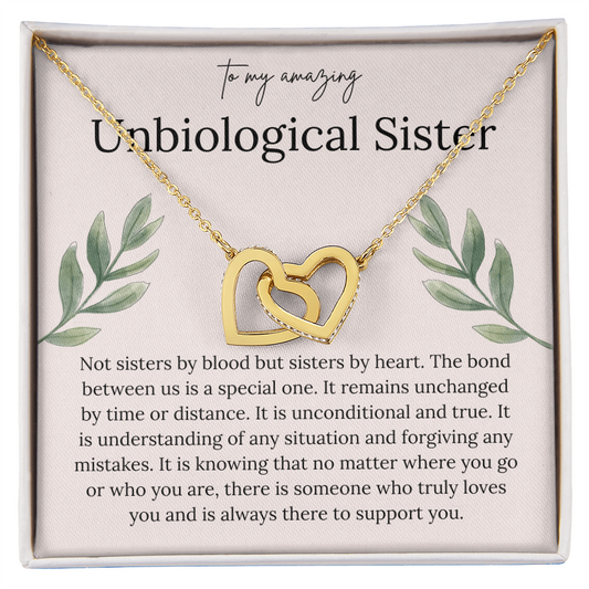 Necklace Gift for Bonus Sister - You Are the Family I Gained Along the Way