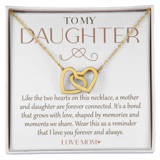 Mother Daughter Necklace - Meaningful Gift for Daughter From Dad