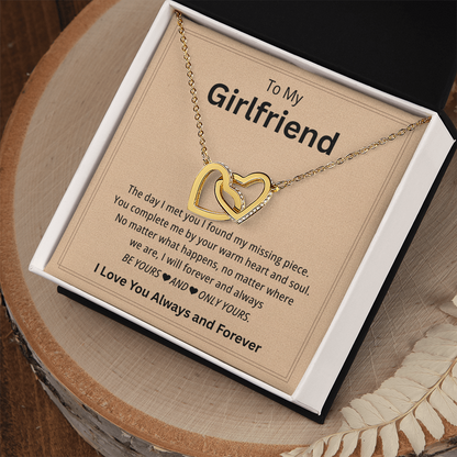 Girlfriend Necklace Gift From Boyfriend On Birthday, Wedding, Anniversary, Valentine's Day