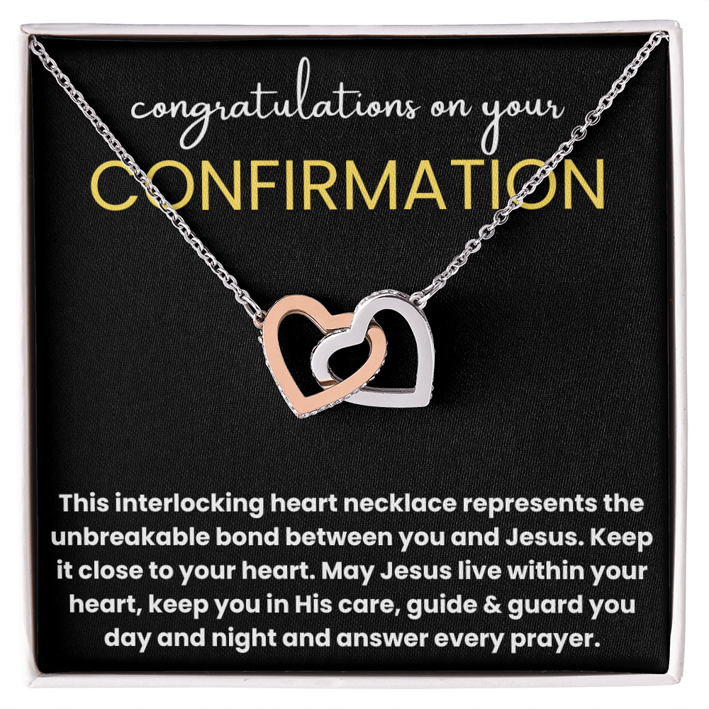 Personalized Confirmation Gift for Women Necklace - Catholic Confirmation Gift,  First Communion Gift Baptism Girl