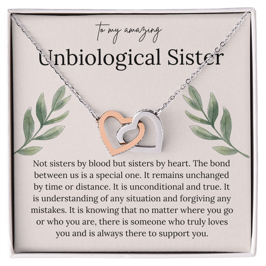 Necklace Gift for Bonus Sister - You Are the Family I Gained Along the Way