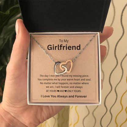 Girlfriend Necklace Gift From Boyfriend On Birthday, Wedding, Anniversary, Valentine's Day
