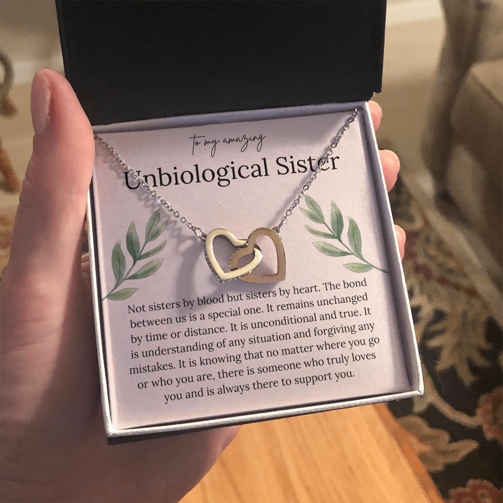 Necklace Gift for Bonus Sister - You Are the Family I Gained Along the Way