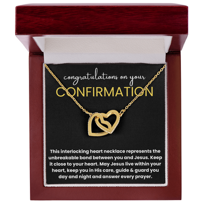Personalized Confirmation Gift for Women Necklace - Catholic Confirmation Gift,  First Communion Gift Baptism Girl