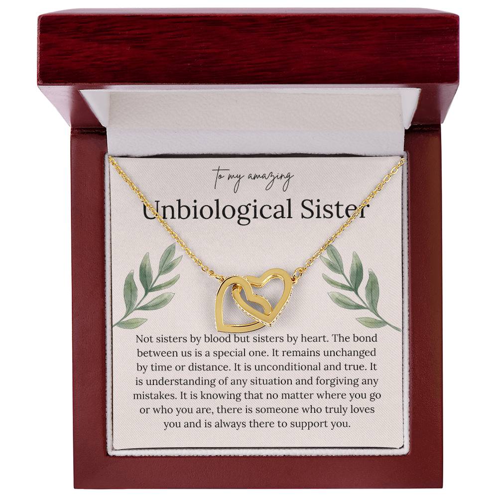 Necklace Gift for Bonus Sister - You Are the Family I Gained Along the Way